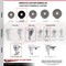 Service Caster 3.5 Inch Phenolic Wheel Swivel 3/8 Inch Threaded Stem Caster with Brake SCC SCC-TS20S3514-PHS-TLB-381615 - alternate 5